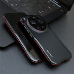 LUPHIE For Xiaomi 17 Ultra 5G Case Metal Bumper Frame Shockproof Phone Cover