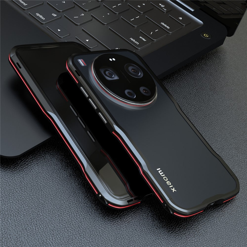 LUPHIE For Xiaomi 17 Ultra 5G Case Metal Bumper Frame Shockproof Phone Cover