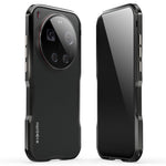 LUPHIE For Xiaomi 17 Ultra 5G Case Metal Bumper Frame Shockproof Phone Cover