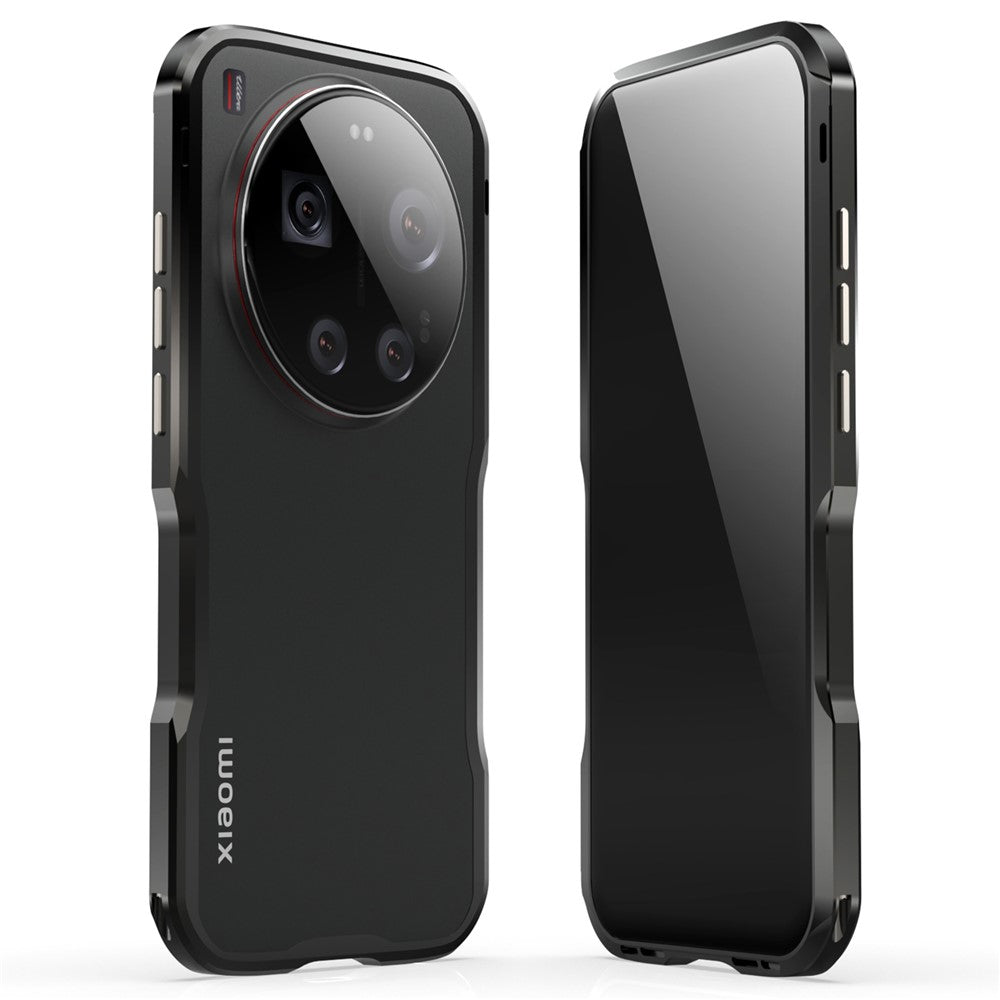 LUPHIE For Xiaomi 17 Ultra 5G Case Metal Bumper Frame Shockproof Phone Cover