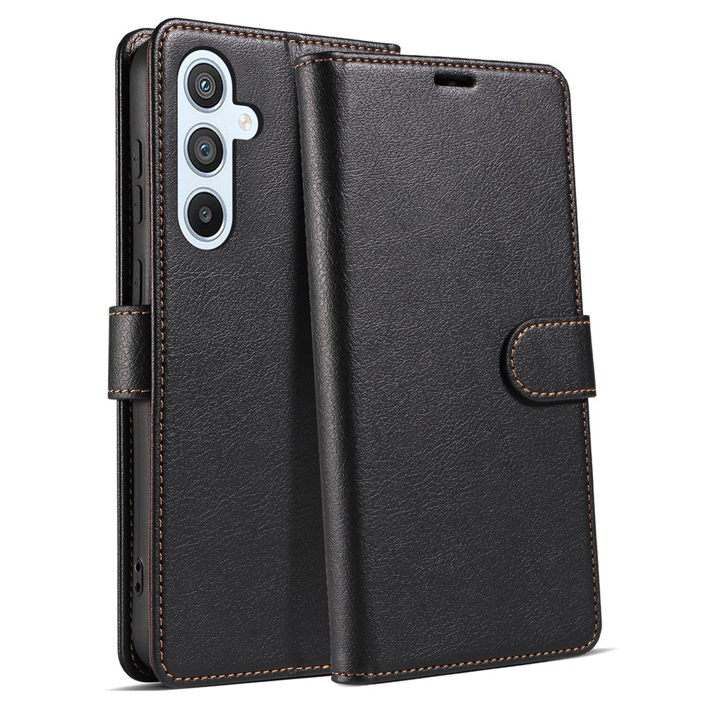 Samsung Galaxy S26+ skal magnetiskt RFID-blockerande läderplånboksfodral