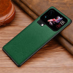 For Xiaomi 17 Pro Max Case Litchi Texture PU Leather Coated PC + TPU Protective Phone Back Cover