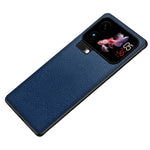 For Xiaomi 17 Pro Max Case Litchi Texture PU Leather Coated PC + TPU Protective Phone Back Cover