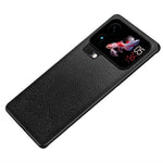 For Xiaomi 17 Pro Max Case Litchi Texture PU Leather Coated PC + TPU Protective Phone Back Cover