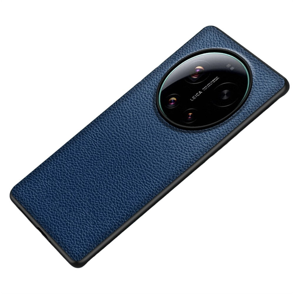 For Xiaomi 17 Ultra 5G Case Litchi Texture PU Leather Coated PC + TPU Protective Phone Back Cover