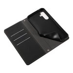 Til Samsung Galaxy A37 5G Etui Magnetisk Litchi Tekstur Pung Læder Telefoncover med Håndrem