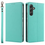 Til Samsung Galaxy A37 5G Etui Magnetisk Litchi Tekstur Pung Læder Telefoncover med Håndrem