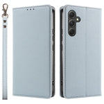 Til Samsung Galaxy A37 5G Etui Magnetisk Litchi Tekstur Pung Læder Telefoncover med Håndrem