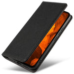For Samsung Galaxy A57 5G Case Magnetic Litchi Texture Wallet Leather Phone Cover with Wrist Strap