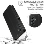 Til Samsung Galaxy A37 5G Etui Side Magnetlås RFID-blokerende Telefonpung i Læder