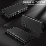 Til Samsung Galaxy A37 5G Etui Side Magnetlås RFID-blokerende Telefonpung i Læder