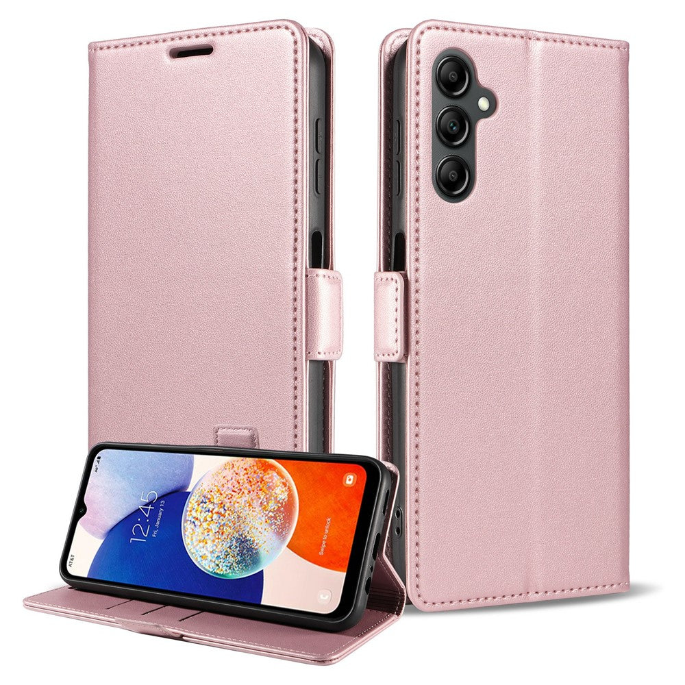 Til Samsung Galaxy A37 5G Etui Side Magnetlås RFID-blokerende Telefonpung i Læder