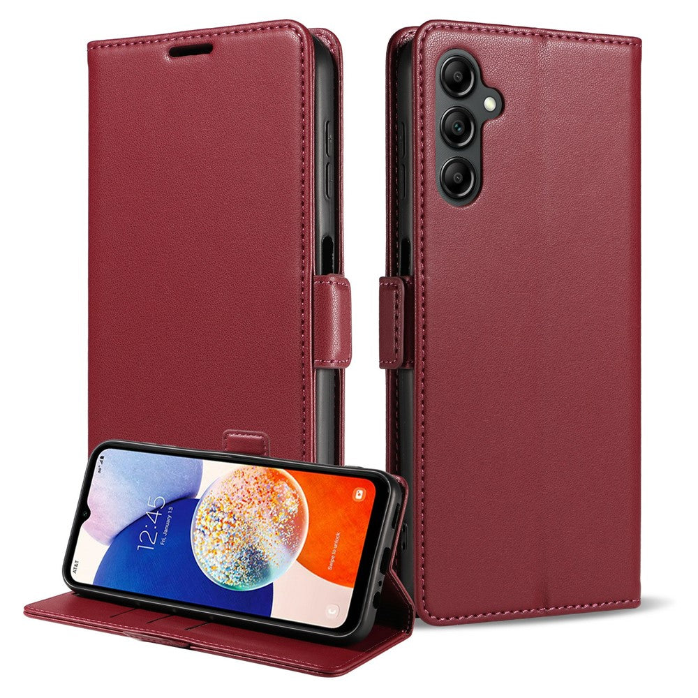 Til Samsung Galaxy A37 5G Etui Side Magnetlås RFID-blokerende Telefonpung i Læder