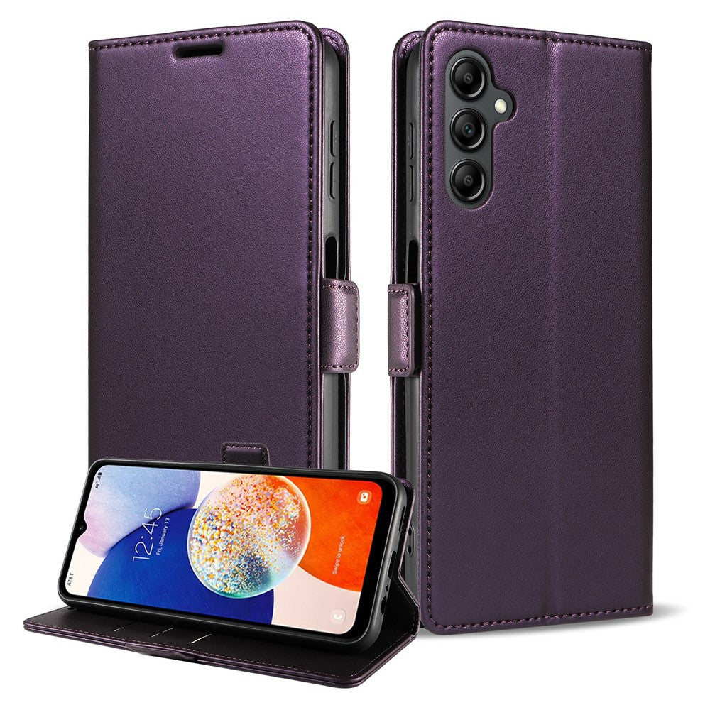 Til Samsung Galaxy A37 5G Etui Side Magnetlås RFID-blokerende Telefonpung i Læder