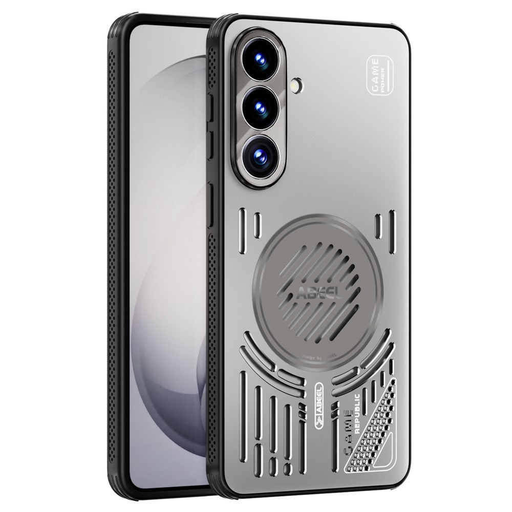 ABEEL Til Samsung Galaxy S26+ Magnetisk Etui Aluminiumlegering + PC + TPU Hul Varmeafledning Telefoncover