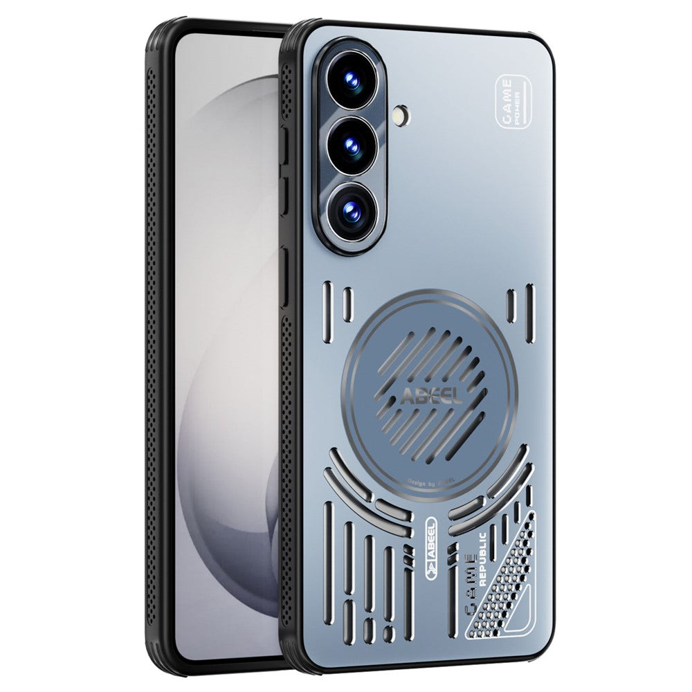 ABEEL magnetisk cover til Samsung Galaxy S26+ i aluminiumslegering + PC + TPU med huldesign og varmeafledning