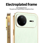 KADEM For Huawei nova 15 Pro 5G Case Electroplating Silk Texture PU + TPU Phone Back Cover