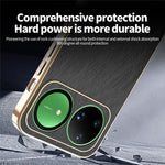 KADEM For Huawei nova 15 Ultra 5G Case Electroplating Silk Texture PU + TPU Phone Back Cover