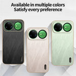KADEM For Huawei nova 15 Ultra 5G Case Electroplating Silk Texture PU + TPU Phone Back Cover