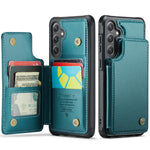 CASEME For Samsung Galaxy S26+ Case with RFID Blocking 5 Card Slots C22 Leather Back Cover