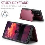CASEME For Samsung Galaxy S26 Ultra Case with RFID Blocking 5 Card Slots C22 Leather Back Cover