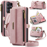 CASEME For Samsung Galaxy S26 Ultra Case  C39 RFID Blocking Zipper Wallet Stand Leather Cover with Strap