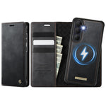 CASEME For Samsung Galaxy S26 Magnetic Case  C49 RFID Blocking Detachable Wallet Leather Phone Cover