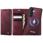 CASEME For Samsung Galaxy S26 Magnetic Case  C49 RFID Blocking Detachable Wallet Leather Phone Cover