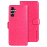 IDEWEI Til Samsung Galaxy A04s 4G (164.7mm) Telefonbeskyttelsescover Crazy Horse-tekstur Ridsefast PU-læder Flip Stand Pungcover
