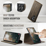 CASEME For Samsung Galaxy S26 Ultra Magnetic Case C49 RFID Blocking Detachable Wallet Leather Phone Cover