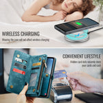 CASEME Til Samsung Galaxy S26+ Telefonetuier 008 Lædercover med aftagelig pung og rem