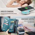CASEME For Samsung Galaxy S26 Ultra Phone Cases  008 Leather Cover with Detachable Wallet and Strap