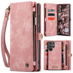CASEME For Samsung Galaxy S26 Ultra Phone Cases  008 Leather Cover with Detachable Wallet and Strap