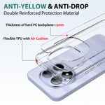 For Xiaomi Poco M8 Pro 5G / Redmi Note 15 Pro+ 5G (Global) Clear Phone Case TPU+Acrylic Shockproof Phone Back Cover