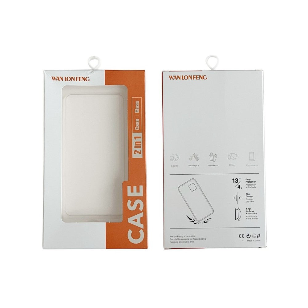 WANLONFENG HD Series For Xiaomi Poco M8 5G / Redmi Note 15 5G (Global) TPU Case Anti Slip Phone Cover with Tempered Glass