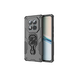 WANLONFENG For Xiaomi Poco M8 5G / Redmi Note 15 5G (Global) Phone Case PC TPU Back Cover Kickstand with Tempered Glass