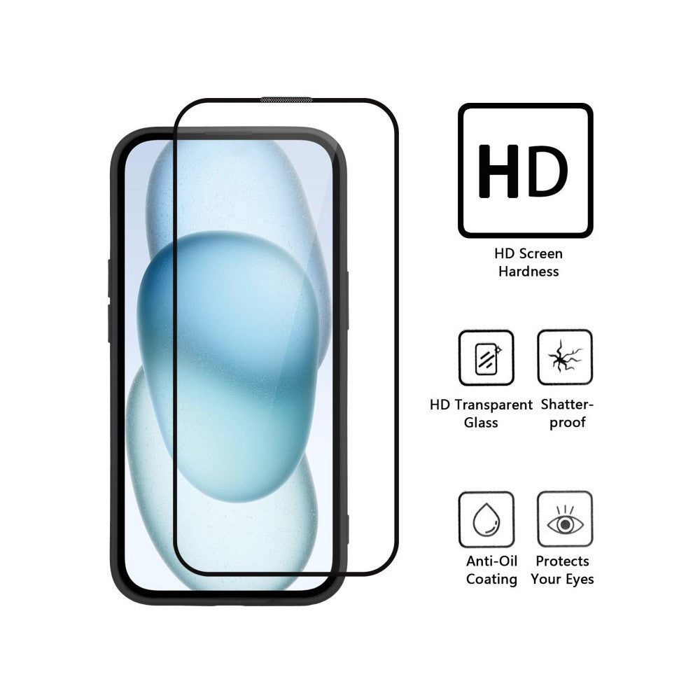 WANLONFENG For Xiaomi Poco M8 5G / Redmi Note 15 5G (Global) Phone Case PC TPU Back Cover Kickstand with Tempered Glass