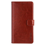 IDEWEI For Samsung Galaxy A23 4G / A23 5G (Global Version) Anti-scratch PU Leather Flip Stand Wallet Cover Crazy Horse Texture Phone Protective Case
