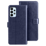 IDEWEI For Samsung Galaxy A23 4G / A23 5G (Global Version) Anti-scratch PU Leather Flip Stand Wallet Cover Crazy Horse Texture Phone Protective Case