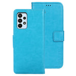 IDEWEI For Samsung Galaxy A23 4G / A23 5G (Global Version) Anti-scratch PU Leather Flip Stand Wallet Cover Crazy Horse Texture Phone Protective Case