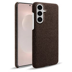 For Samsung Galaxy S26+ Phone Case Cloth Texture Anti-Scratch Protective PC Back Cover