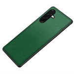 Til Samsung Galaxy A56 5G Cover Litchi-tekstur PU-læderbelagt PC + TPU Beskyttende Telefon Bagcover