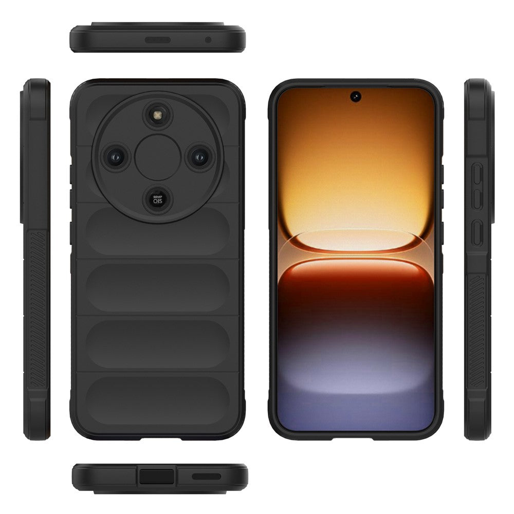 Telefoncover til Honor Magic8 Lite 5G / X70 5G / X9d 5G Anti-fald Blød TPU Robust Bagside