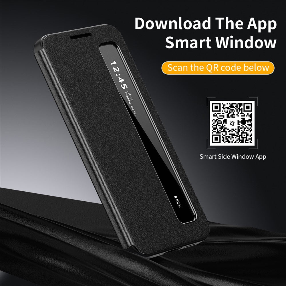 For Samsung Galaxy S26 Case Smart View Window Leather Phone Cover