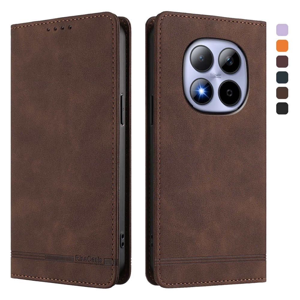 RINACASIS RC23 Phone Case For Xiaomi Poco M8 5G / Redmi Note 15 5G (Global) / 15 4G (Global) RFID Blocking Wallet Stand PU Leather Cover