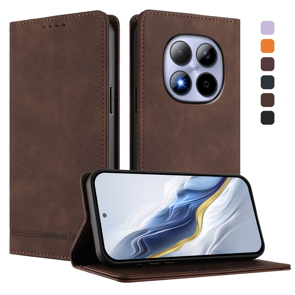 RINACASIS RC23 Phone Case For Xiaomi Poco M8 5G / Redmi Note 15 5G (Global) / 15 4G (Global) RFID Blocking Wallet Stand PU Leather Cover