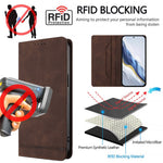 RINACASIS RC23 Phone Case For Xiaomi Poco M8 5G / Redmi Note 15 5G (Global) / 15 4G (Global) RFID Blocking Wallet Stand PU Leather Cover