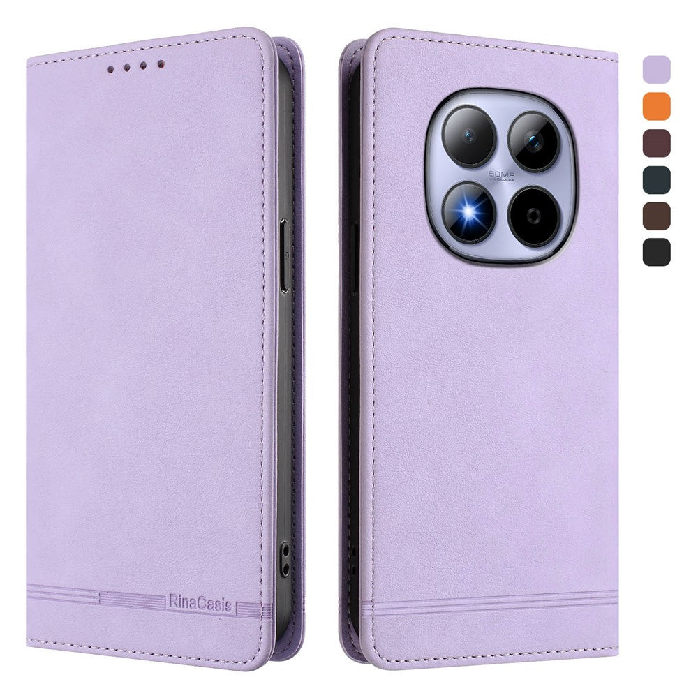 RINACASIS RC23 Phone Case For Xiaomi Poco M8 5G / Redmi Note 15 5G (Global) / 15 4G (Global) RFID Blocking Wallet Stand PU Leather Cover