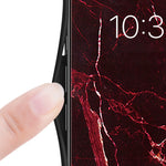 mobilskal för Xiaomi Poco M8 5G / Redmi Note 15 5G (Global) Marmormönster Härdat Glas + PC + TPU Skyddande mobilskal