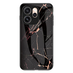 Phone Case For Oppo Reno15 Pro Max 5G (Global)  /  Reno15 Pro 5G (China) Marble Pattern Tempered Glass + PC + TPU Protective Phone Cover